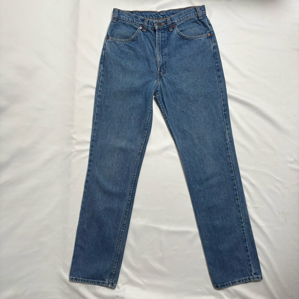 Vintage Mens Orange Tab Levis 619 Straight Leg Jeans Fits 32x34 Made in Canada